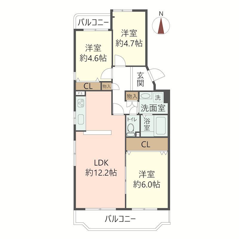 物件の間取り画像