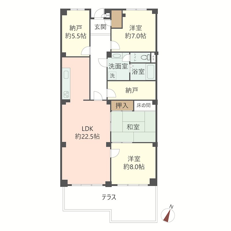 物件の間取り画像