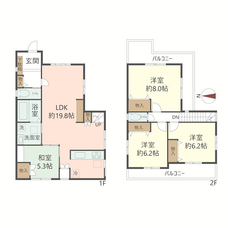 物件の間取り画像