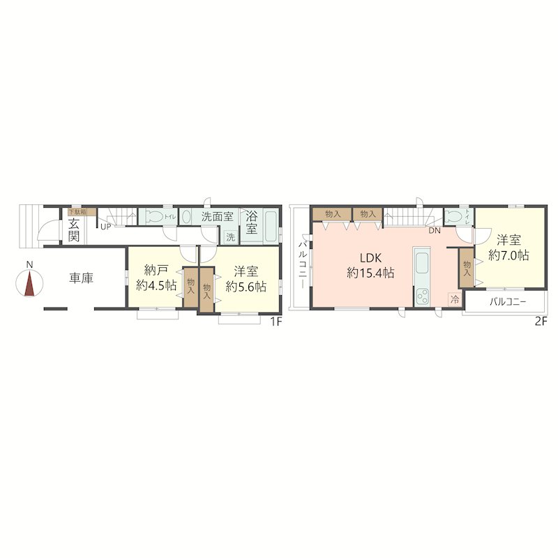 物件の間取り画像