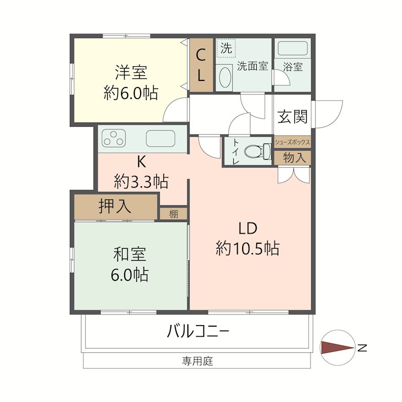 物件の間取り画像