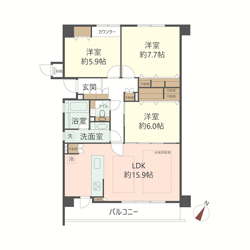 物件の間取り画像