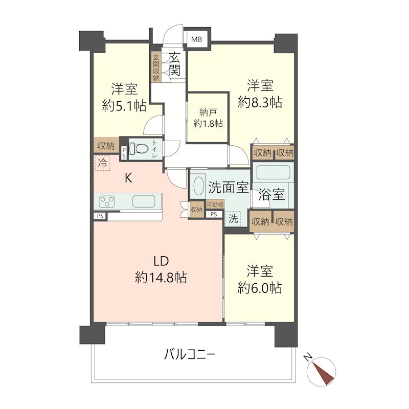 物件の間取り画像