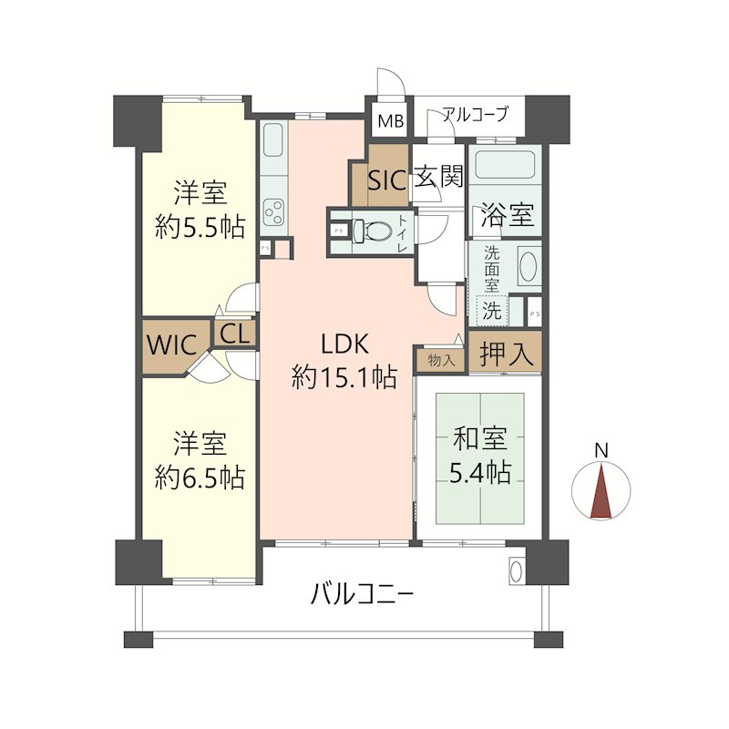 物件の間取り画像