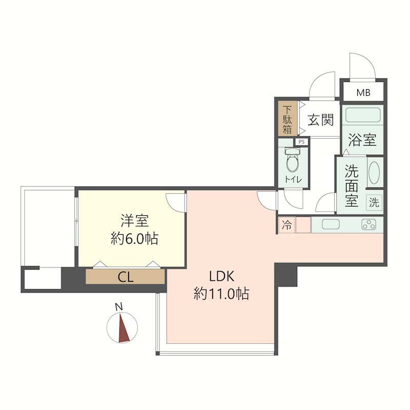 物件の間取り画像