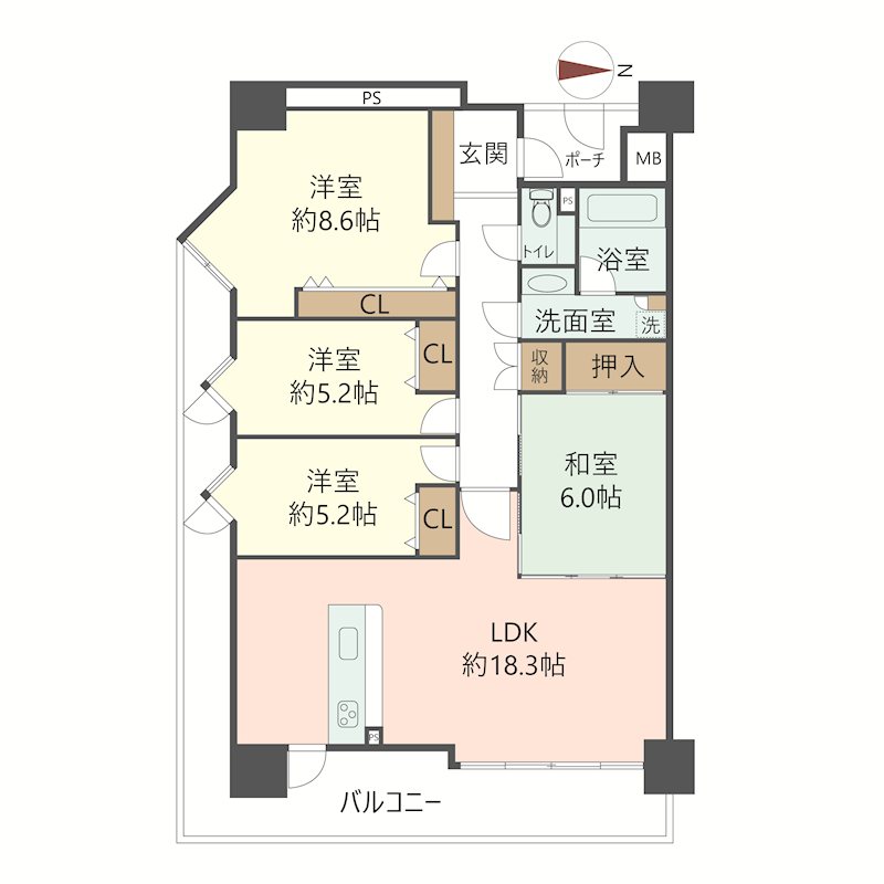 物件の間取り画像