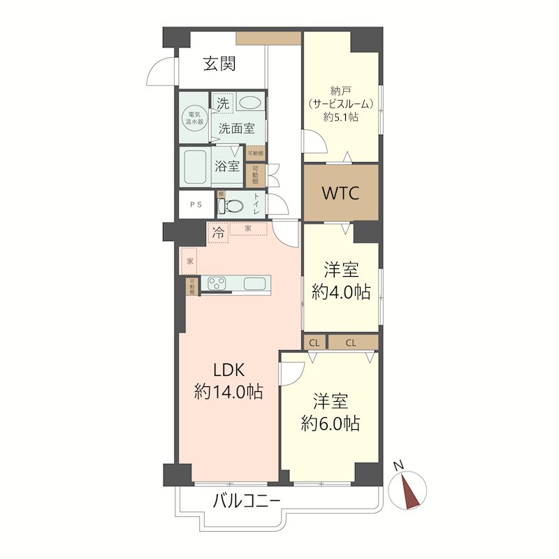 物件の間取り画像