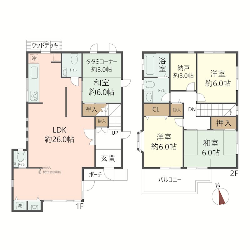 物件の間取り画像