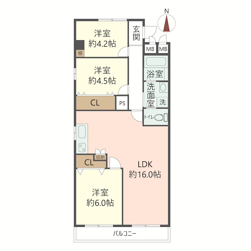 物件の間取り画像