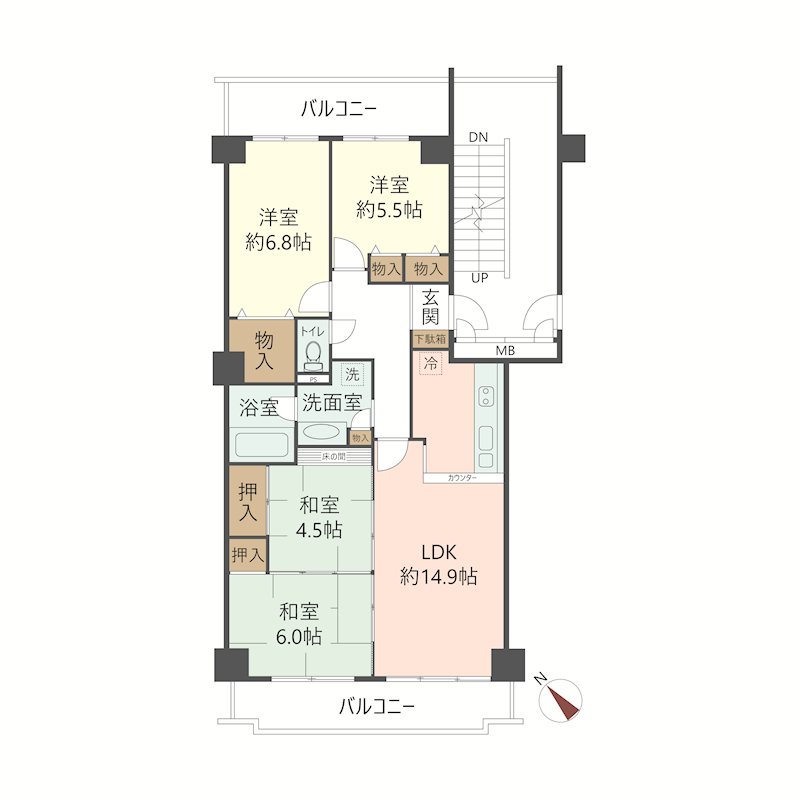 物件の間取り画像