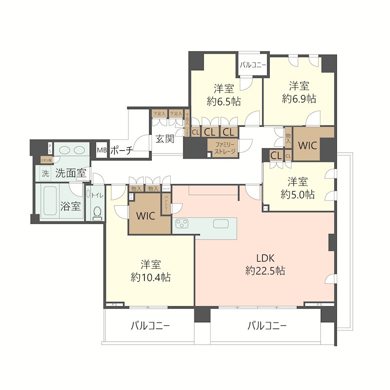 物件の間取り画像