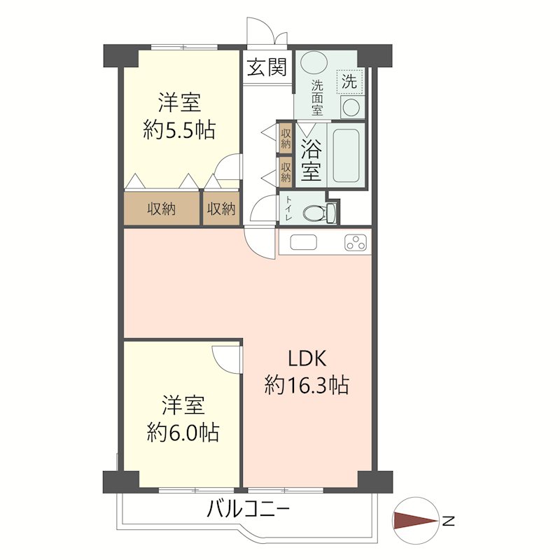 物件の間取り画像