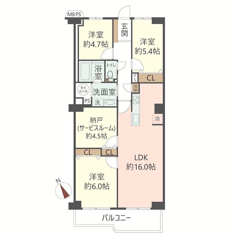 物件の間取り画像