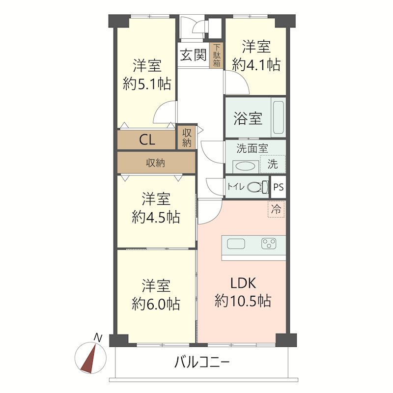 物件の間取り画像