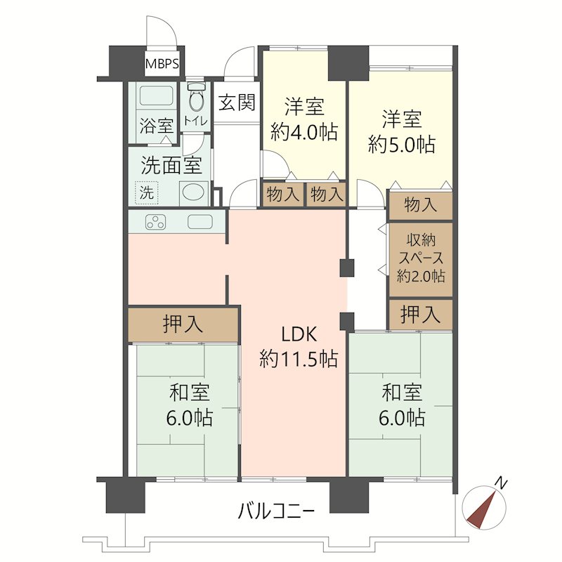 物件の間取り画像