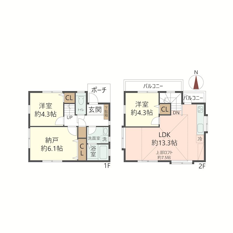 物件の間取り画像