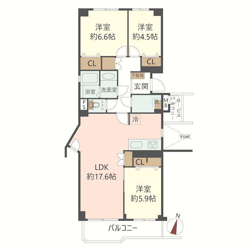 物件の間取り画像