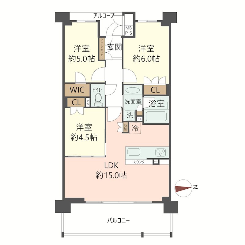物件の間取り画像