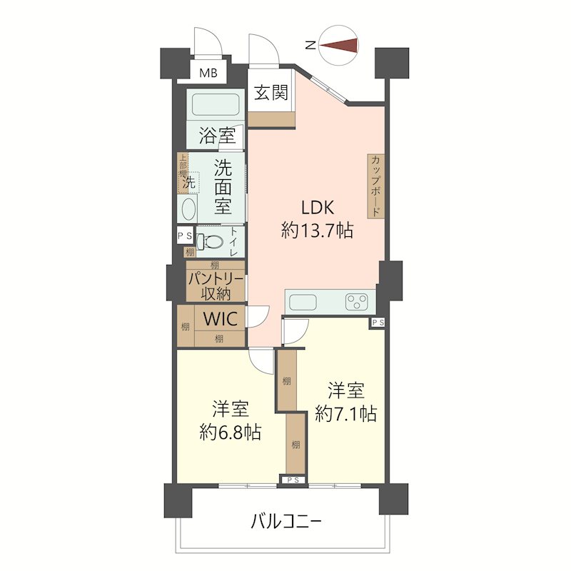 物件の間取り画像