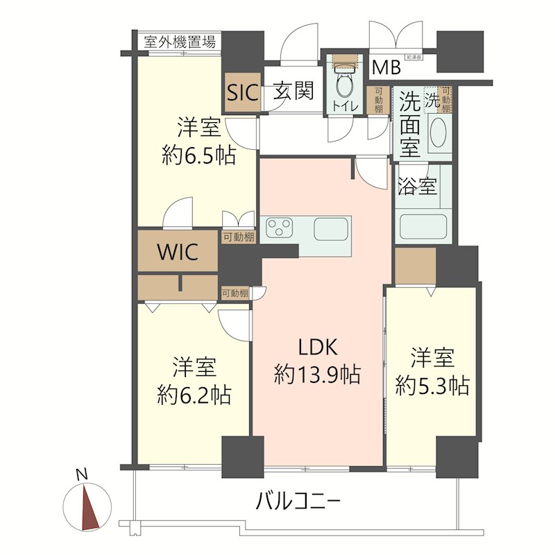 物件の間取り画像