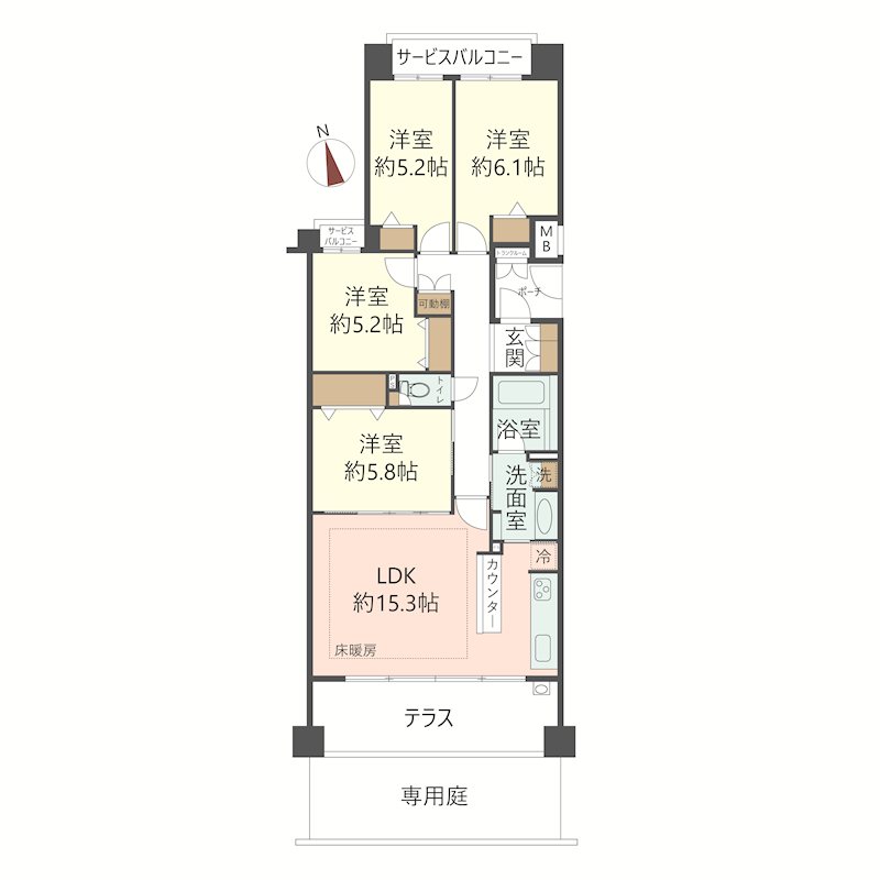 物件の間取り画像