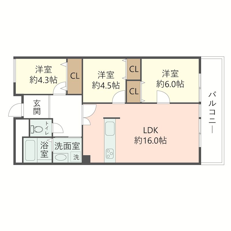 物件の間取り画像