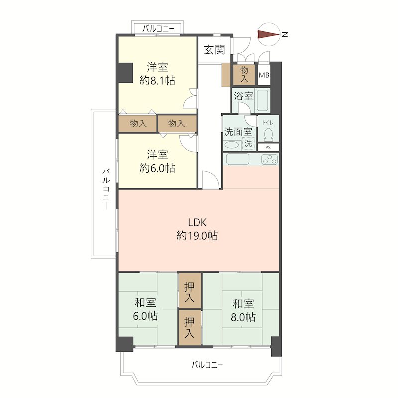 物件の間取り画像