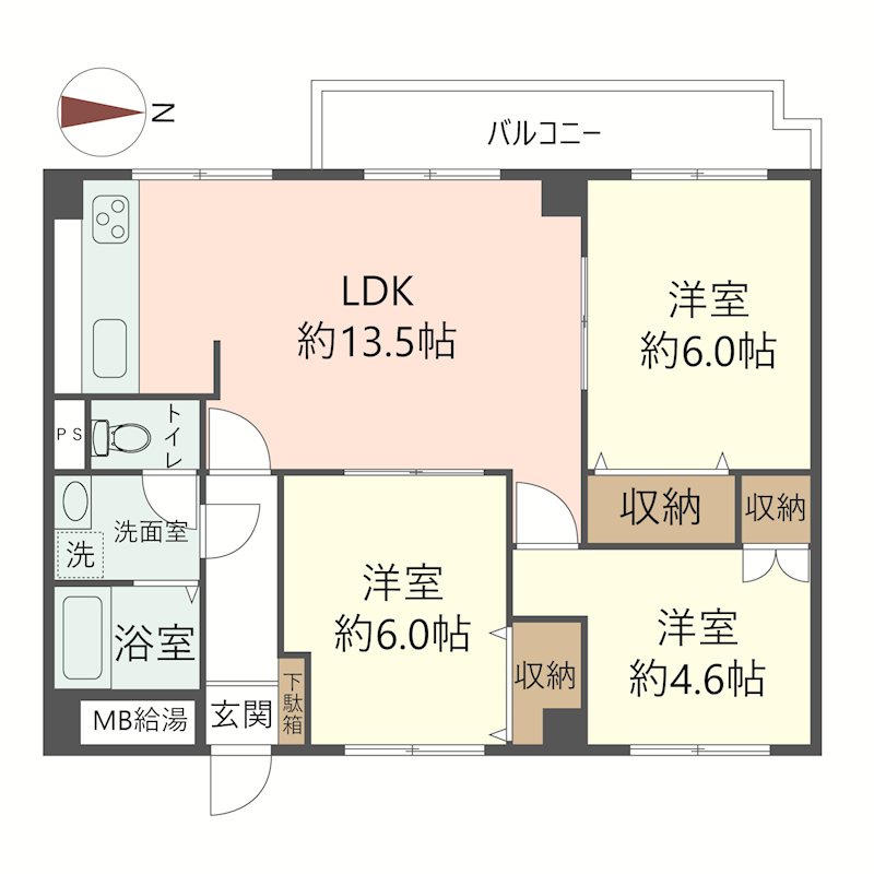物件の間取り画像
