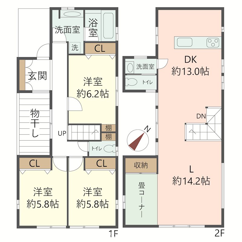 物件の間取り画像
