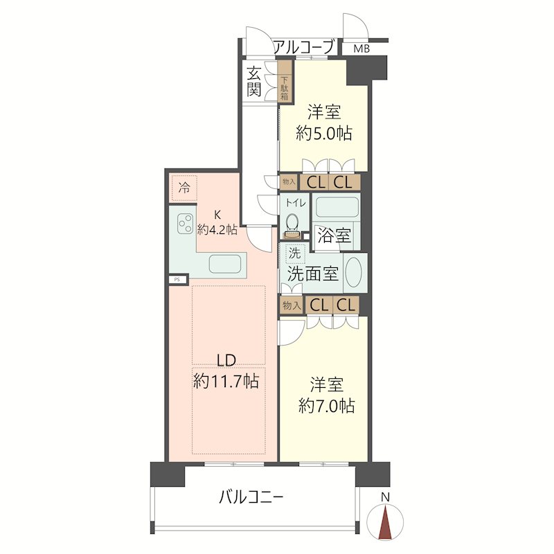 物件の間取り画像