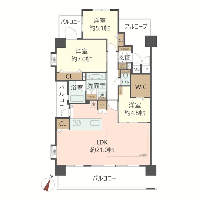 物件の間取り画像