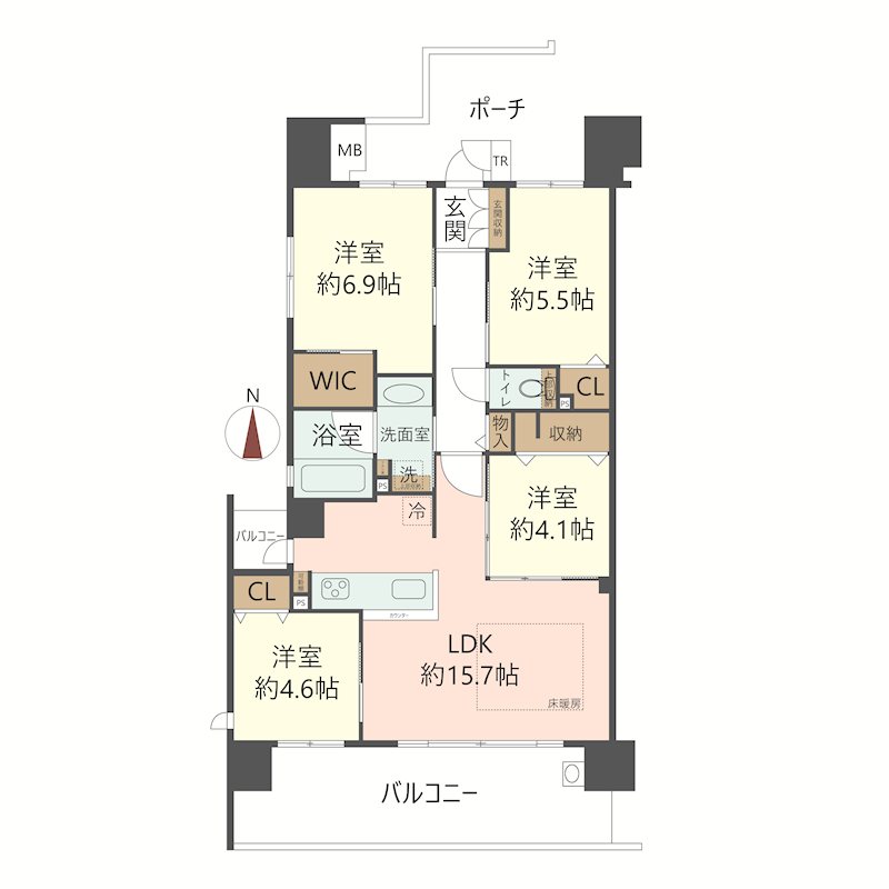 物件の間取り画像