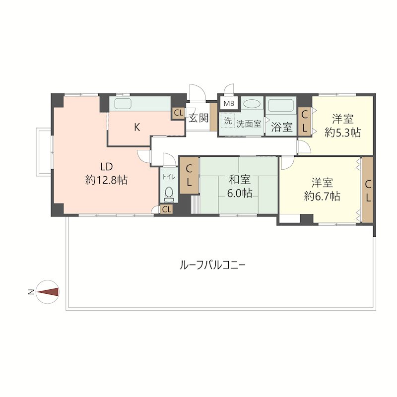物件の間取り画像
