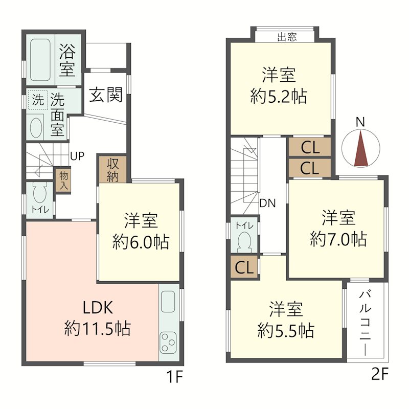 物件の間取り画像