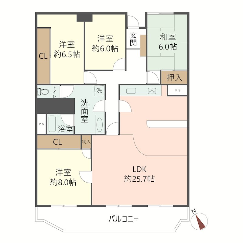 物件の間取り画像