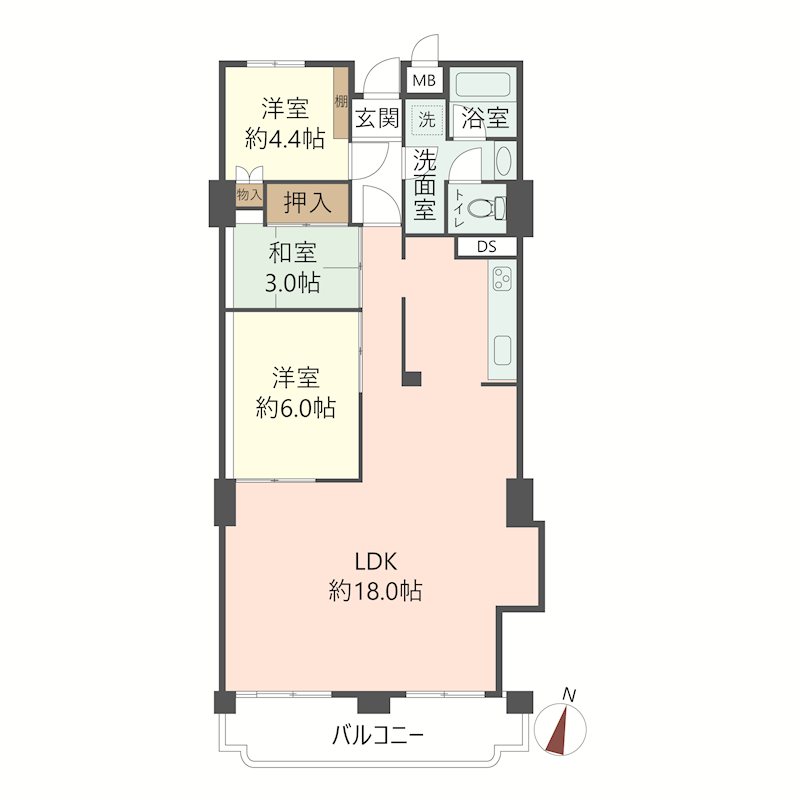 物件の間取り画像