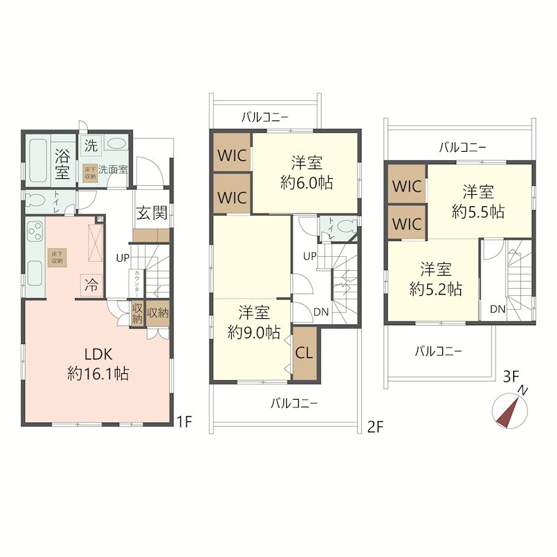物件の間取り画像