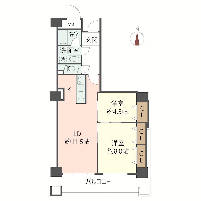 物件の間取り画像
