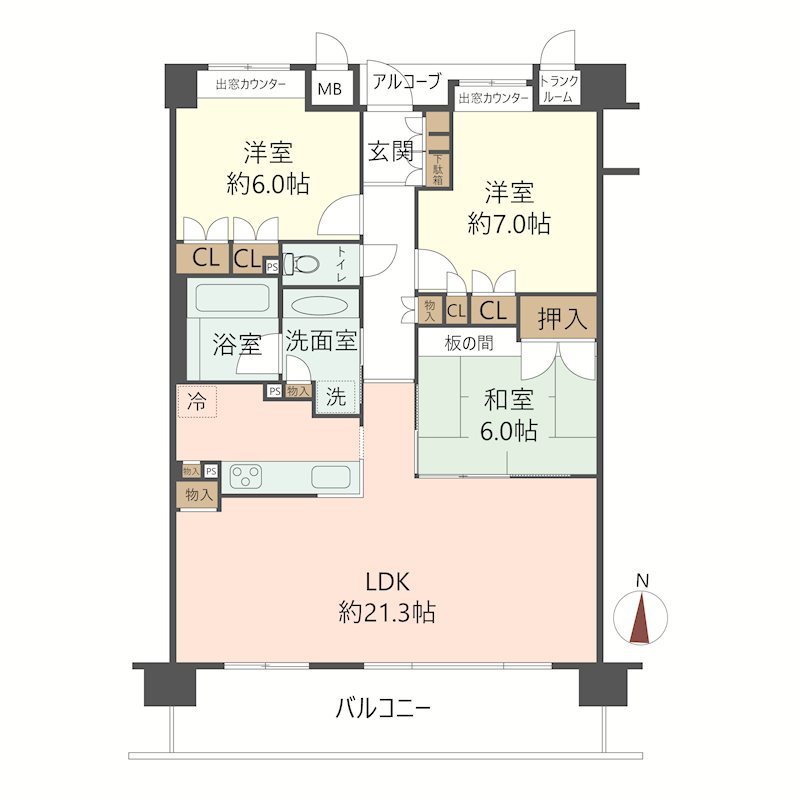 物件の間取り画像