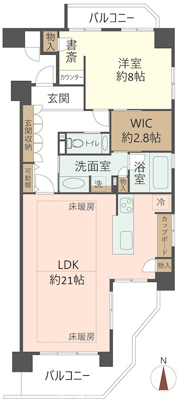 物件の間取り画像