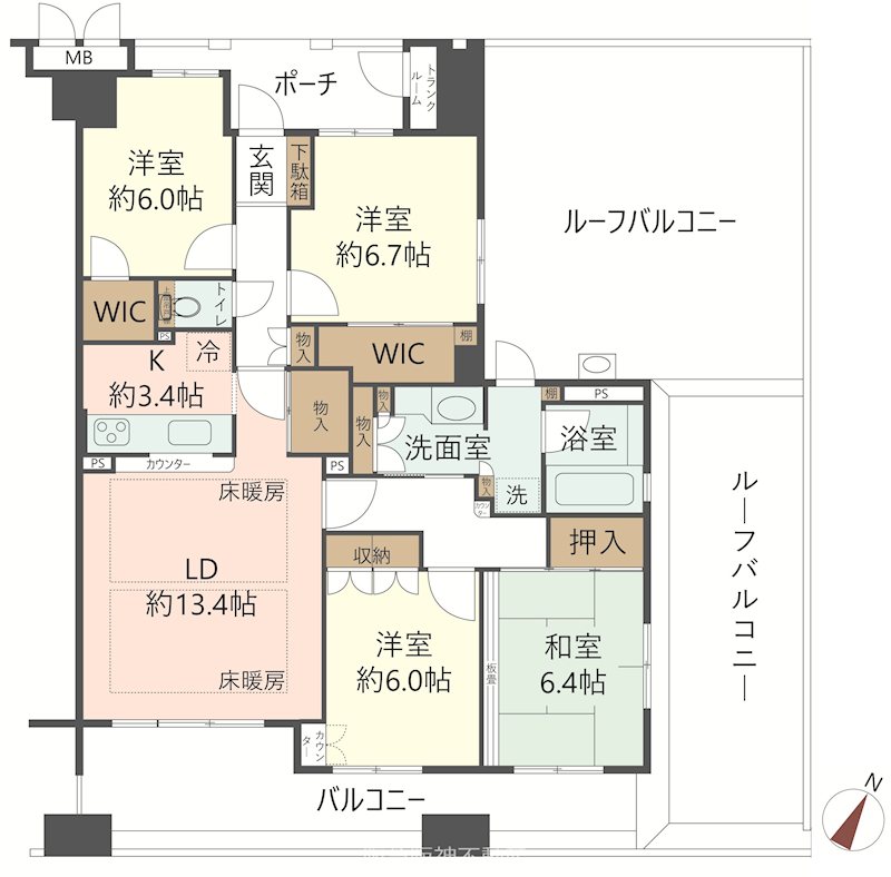 物件の間取り画像