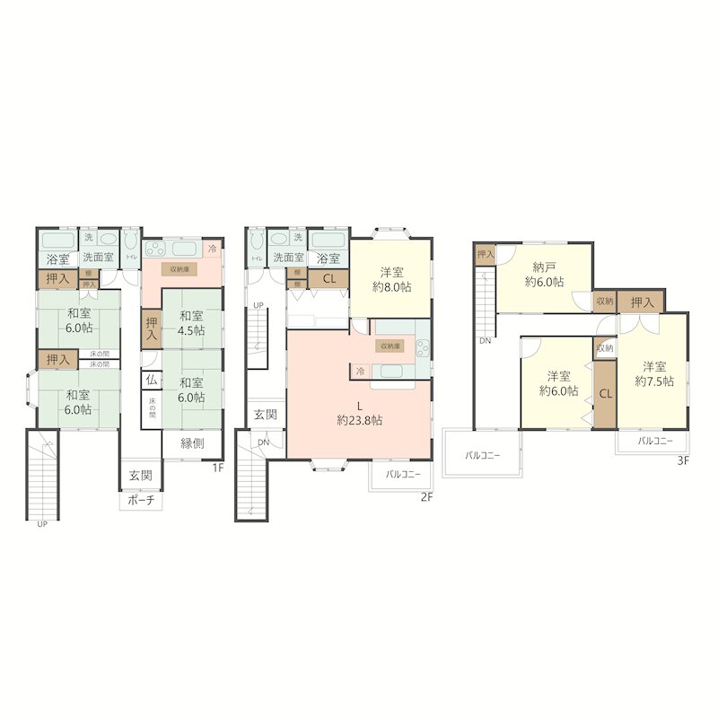 物件の間取り画像