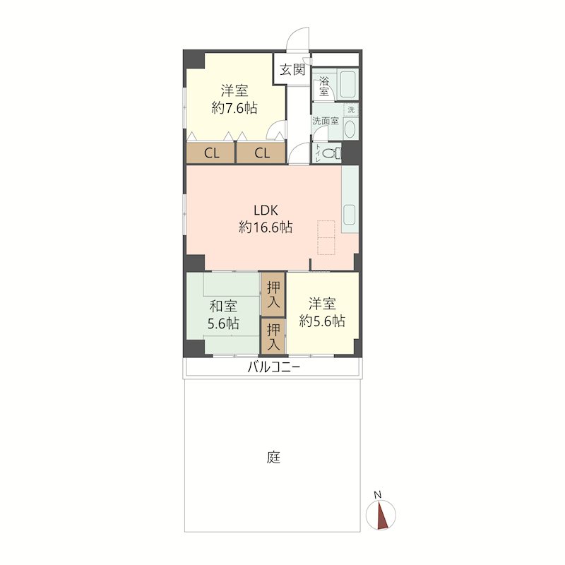 物件の間取り画像