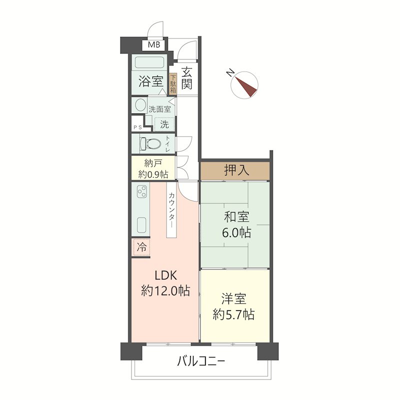 物件の間取り画像