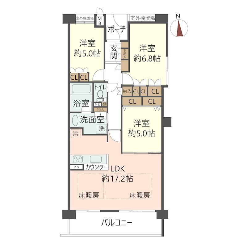 物件の間取り画像