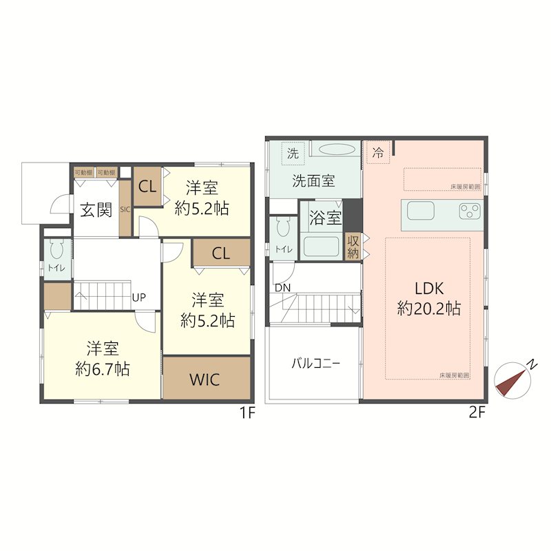 物件の間取り画像