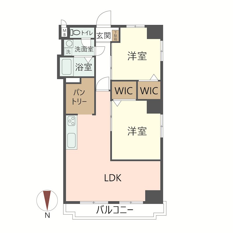 物件の間取り画像
