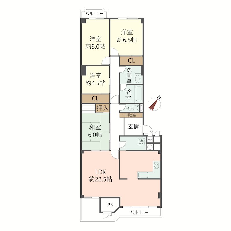 物件の間取り画像