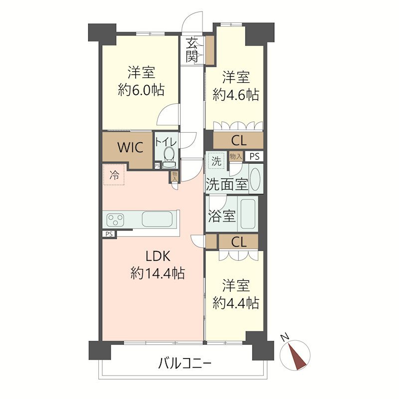 物件の間取り画像