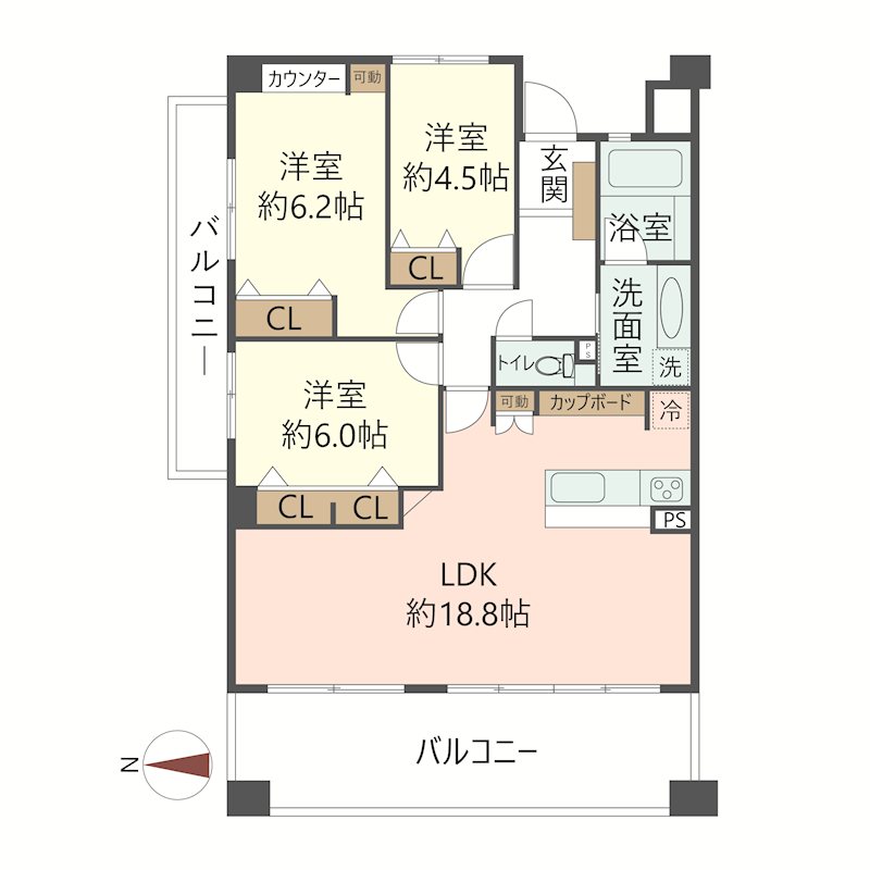 物件の間取り画像